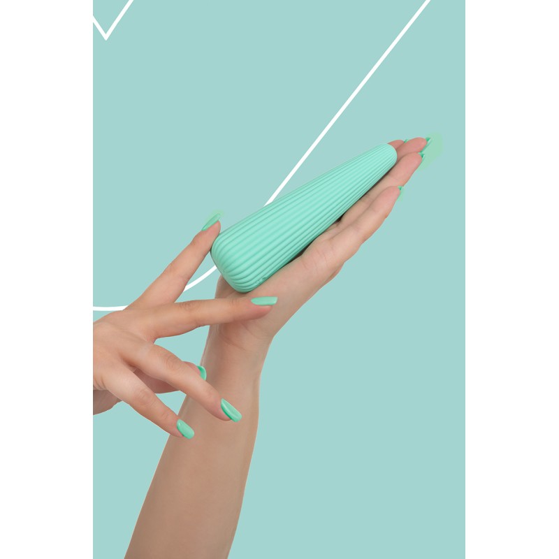 Vibro rechargeable IcyCone vert - FairyGasm